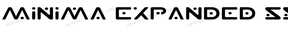 Minima Expanded SSi Expanded字体转换